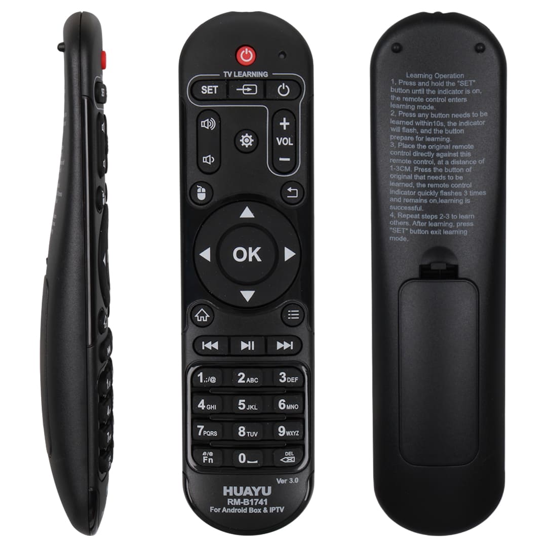 HUAYU KR RM-B1741 UNIVERSAL ANDROID BOX IP TV KUMANDA (ANDROID TÜM MODELLERE UYUMLU)