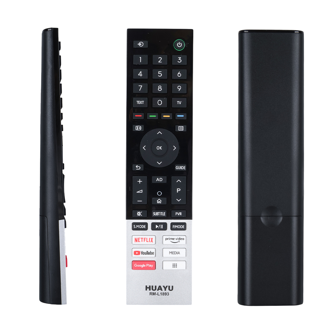 HUAYU RM-L1893 UNIVERSAL TOSHİBA SES KOMUTSUZ NETFLIX-YOUTUBE-PRIME VIDEO TUŞLU LCD-LED TV KUMANDA