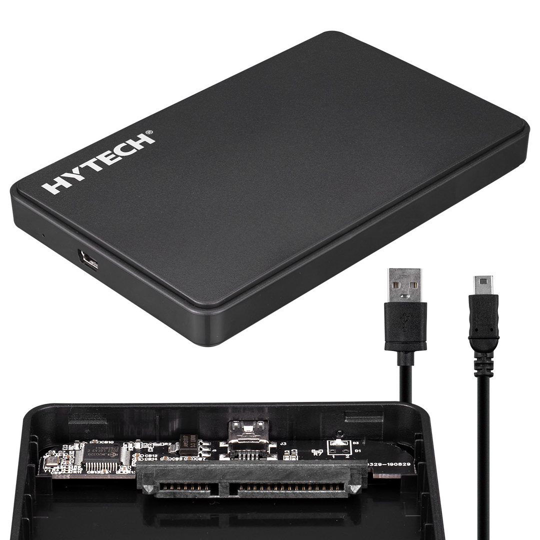 HYTECH  HY-HDC21 2.5" USB 2.0 SATA HARDDİSK KUTUSU - SİYAH
