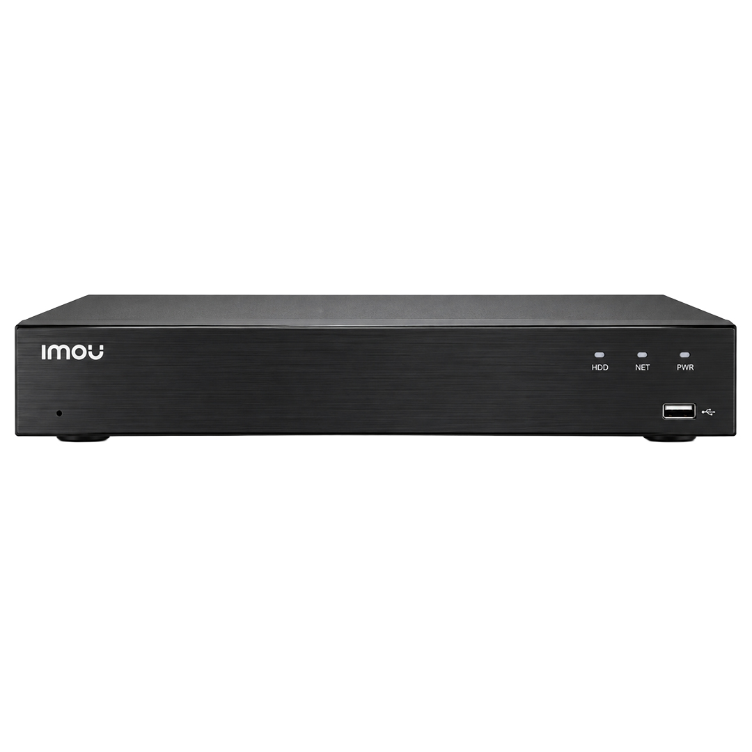 IMOU NVR-N236-16P-8A0E N236-16P 4K HDMI + 1080P VGA · H.265 DAHİLİ MİKROFON & HOPARLÖR 16 POE 36 KANAL NVR KAYTI CİHAZI