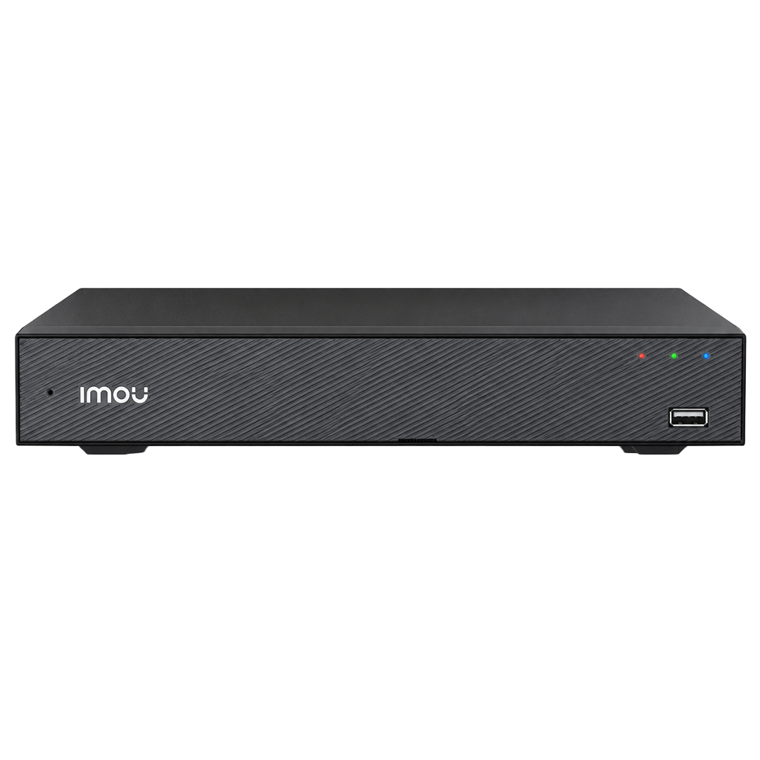 IMOU VR-N110-4P-8A0E N110-4P 4K HDMI + 1080P VGA · H.265 DAHİLİ MİKROFON & HOPARLÖR  4 POE 10 KANAL NVR KAYIT CİHAZI
