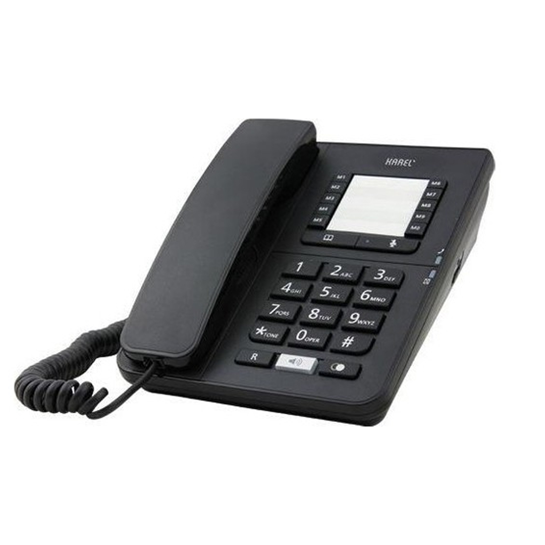 KAREL TM-142 KABLOLU EKRANSIZ SİYAH MASAÜSTÜ TELEFON
