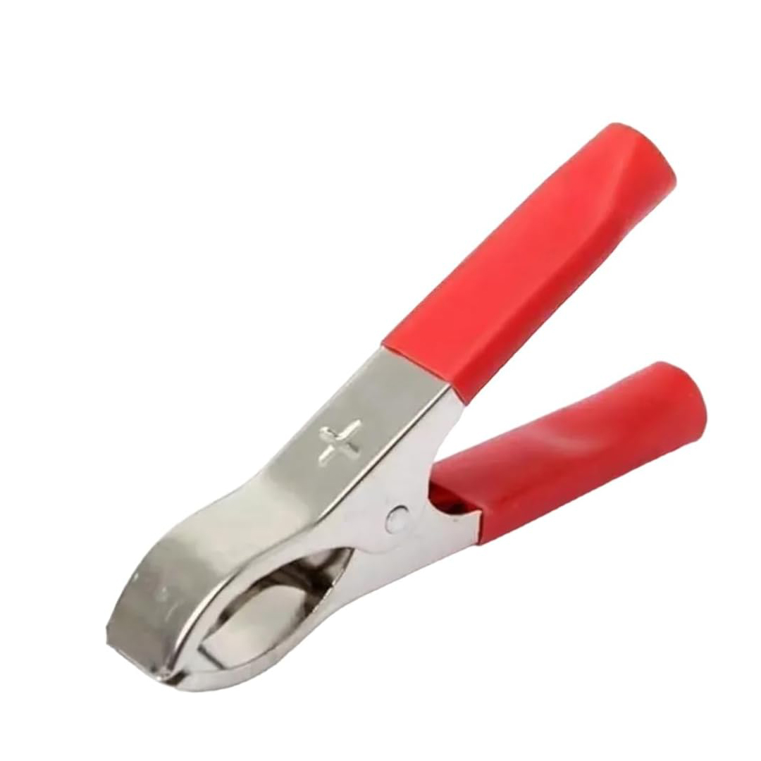 KÜÇÜK 50 MM KROKODİL AKÜ MAŞASI - KIRMIZI