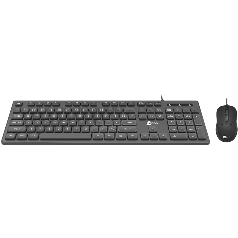 LENOVO LECOO CM102 USB KABLOLU SİYAH Q KLAVYE & MOUSE SET