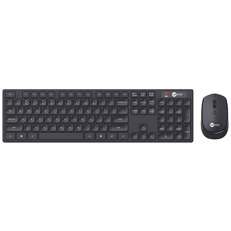 LENOVO LECOO KM2001 SİYAH KABLOSUZ Q KLAVYE & MOUSE SET