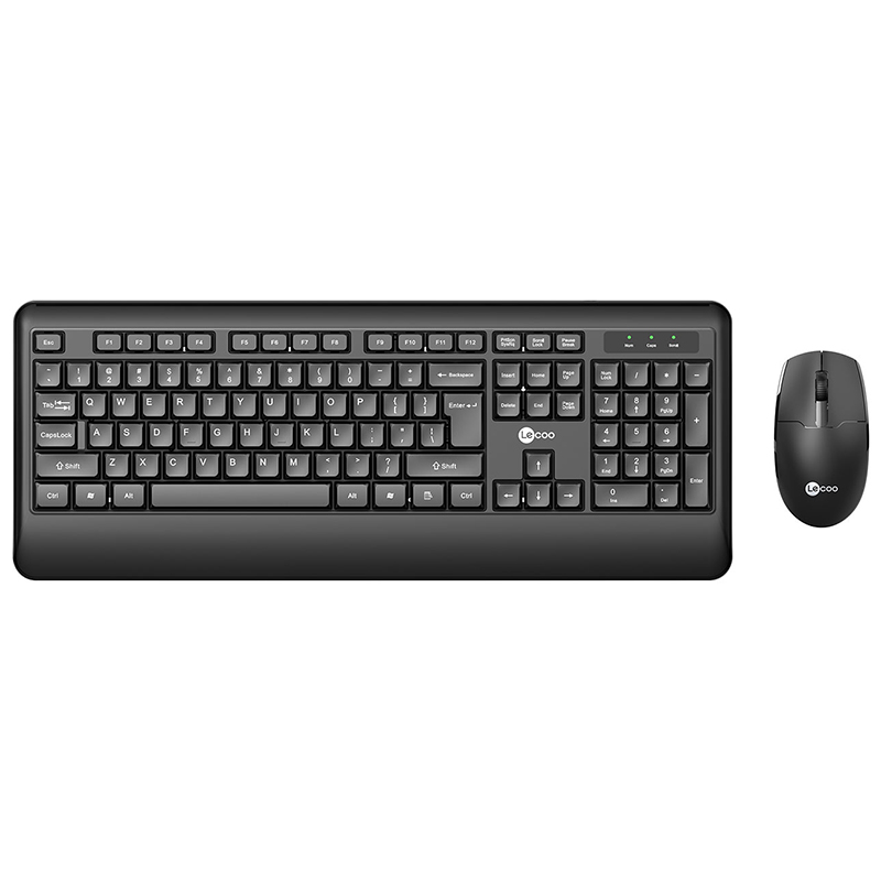 LENOVO LECOO KW202 KABLOSUZ SİYAH TÜRKÇE Q KLAVYE & MOUSE SET