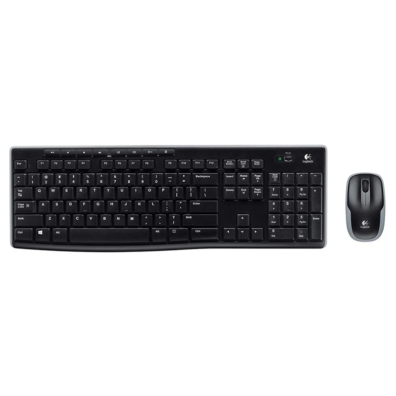 LOGITECH MK270 Q TR KABLOSUZ KLAVYE MOUSE SET SİYAH 920-004525