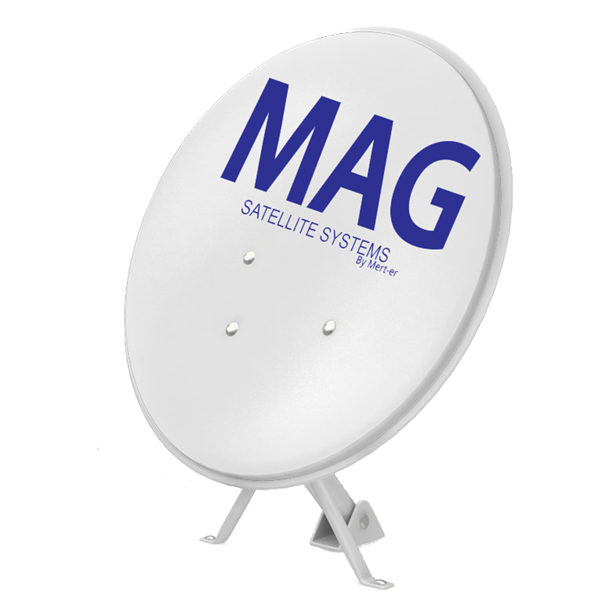 MAG 70 CM OFSET BEYAZ 0.50MM ÇANAK ANTEN (KÜÇÜK MOUNT)(TEKLİ PAKET)