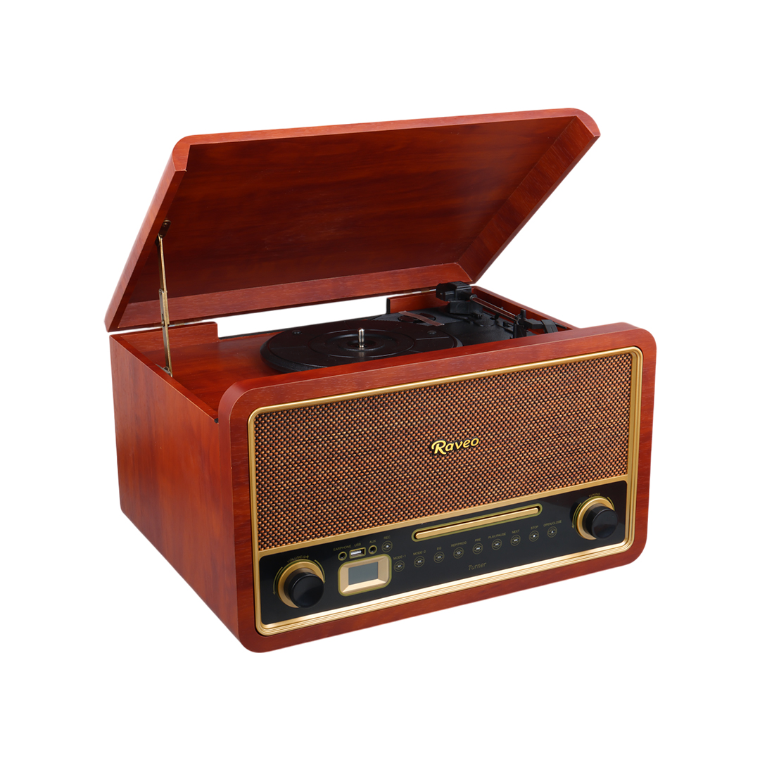 MAGICVOICE F29 RETRO VİNTAGE ÇANTA PİKAP - CD - RADYO - BLUETOOTH - AUX - USB MP3 ÇALAR 420X330X230MM