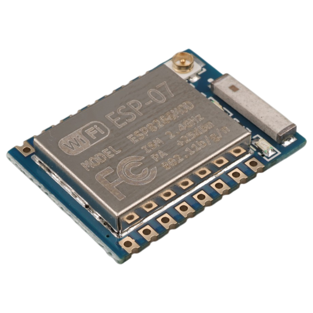 MAVİ PCB ESP-07 WİFİ ALICI VERİCİ MODÜLÜ 2.4GHZ KABLOSUZ ANTENLİ HABERLEŞME  IOT KARTI