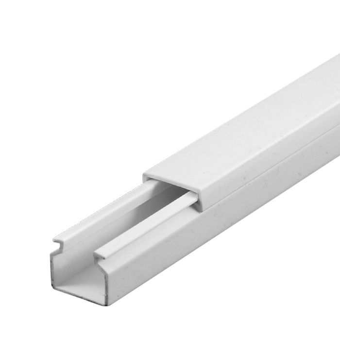 POWERMASTER 40X16 YAPIŞKAN BANTLI PVC KABLO KANALI - 1 BOY 2 METRE (PAKETİ:49 BOY:98 METRE)