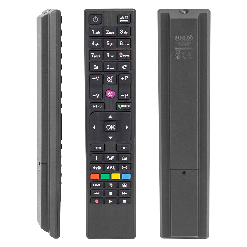 WEKO KL VESTEL T1390 - 42PF7175 * SEG RC4876 * REGAL 32HA700  KARE GÖBEK MOR TUŞLU LCD TV KUMANDA