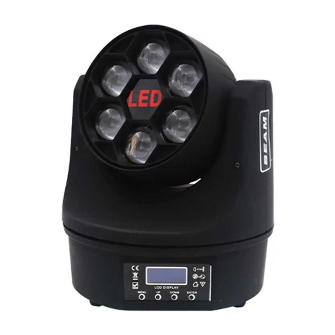 AOLAİT AL1006WZ 6X15W RGBW BEE EYE HAREKETLİ SAHNE IŞIĞI