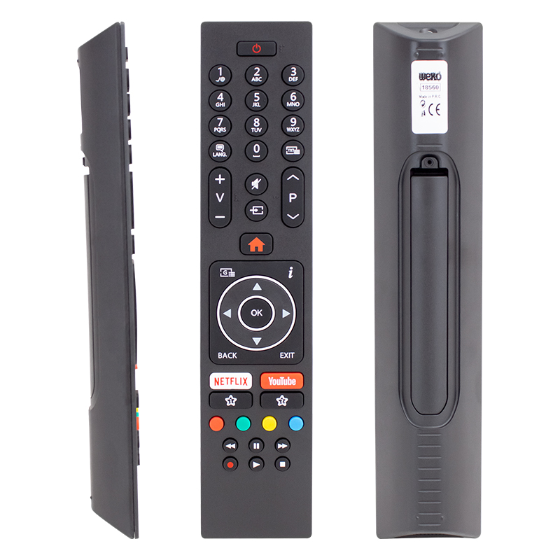 WEKO KL VESTEL 4K SMART 55UD8450 55'' YAZISIZ LCD LED TV KUMANDA (RC43135 BLACK NOBRAND V2) (70129=18560=40070)