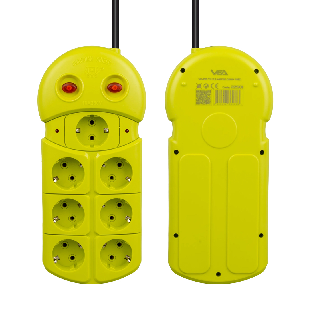 VEA VE-970 5'Lİ 1.5 METRE GRUP PRİZ