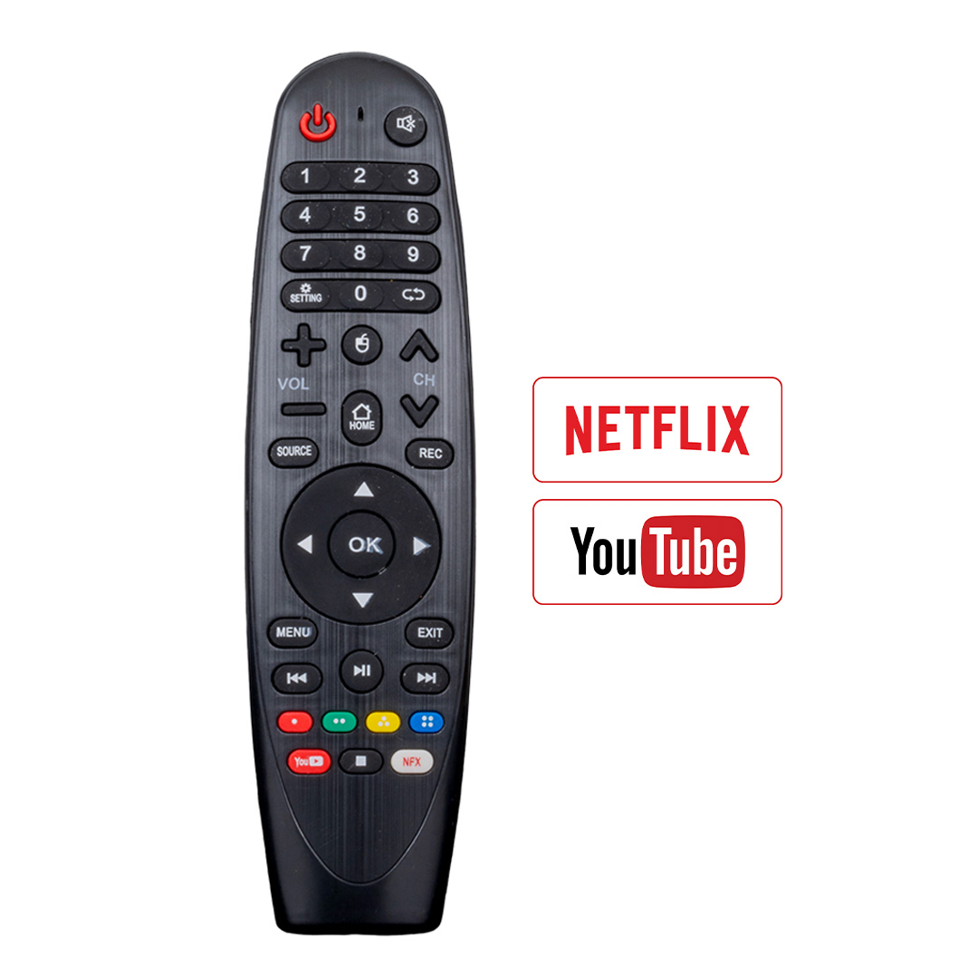 WEKO KL TELENOVA YOUTUBE-NETFLIX TUŞLU LCD-LED SES KOMUTSUZ TV KUMANDA (40225=25378)