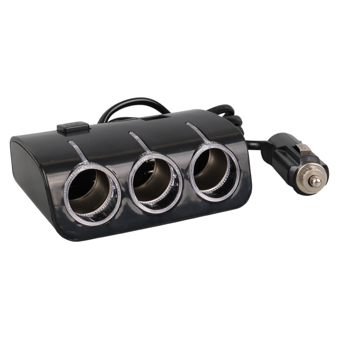 OLESSON 1506 12-24V ÇİFT USB GİRİŞLİ 120W 80 CM KABLOLU 3'LÜ ARAÇ ÇAKMAK ÇOKLAYICI