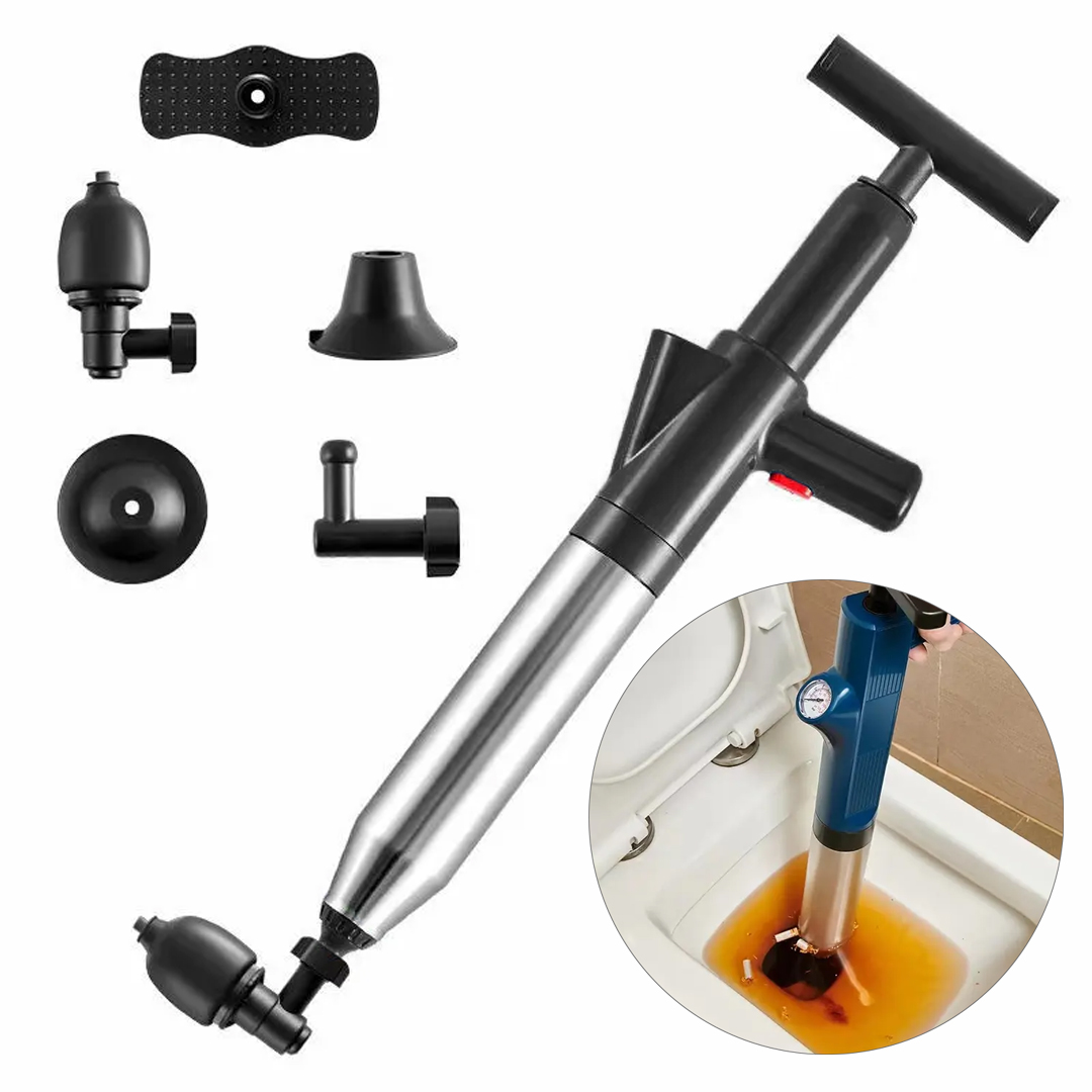 ELEKTROMER EL-26076 YÜKSEK BASINÇLI TIKANMIŞ TUVALET LAVABO PİSTONU POMPASI AÇACAĞI (120 PSİ)