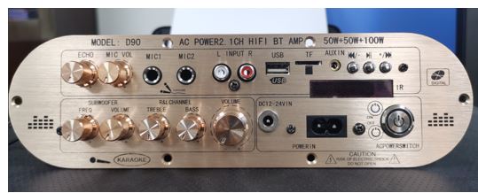 MAGICVOICE D90 2.1 KANAL AYARLANABİLİR BAS KONTROLLÜ 200W USB/SD/BLUETOOTH/KUMANDALI DC12-24V/220V ANFİ