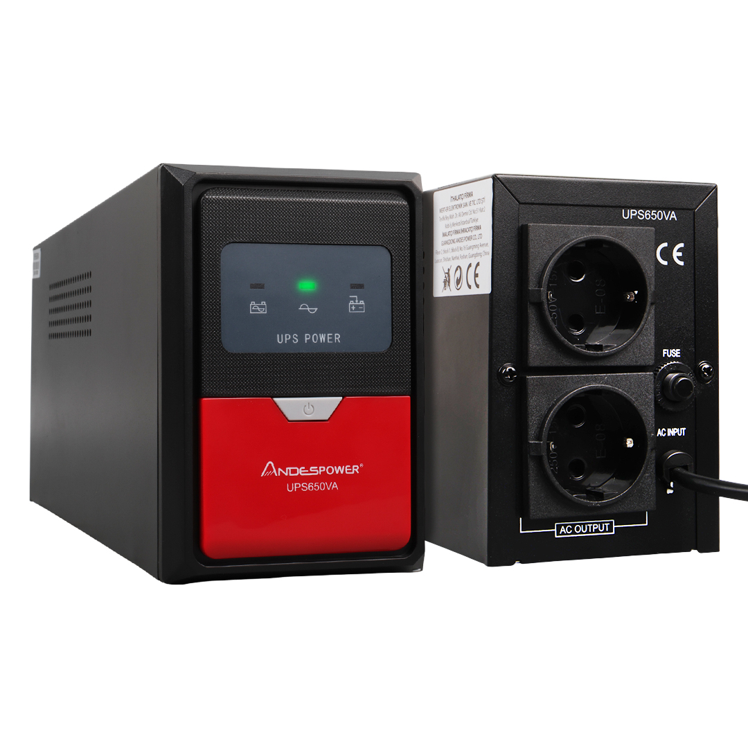ANDESPOWER UPS650VA 650VA 12V7.5AH UPS KESİNTİSİZ GÜÇ KAYNAĞI LİNE - İNTERAKTİF