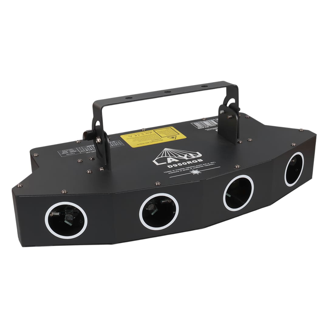 LAYU D950RGB RGBPYCW BEAM LAZER DMX-AUTO-SOUND-MASTER/SLAVER