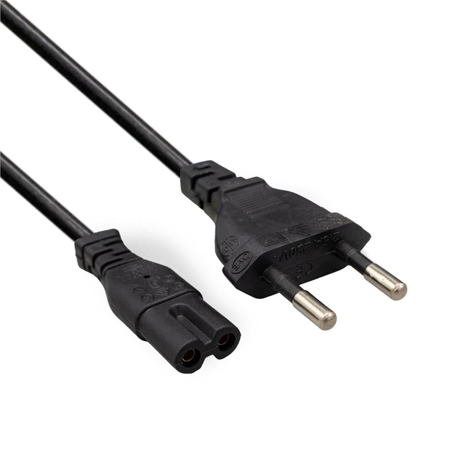 FULLY M-1303E SİYAH AC KORDON 1.5 METRE TEYP CEREYAN KABLOSU