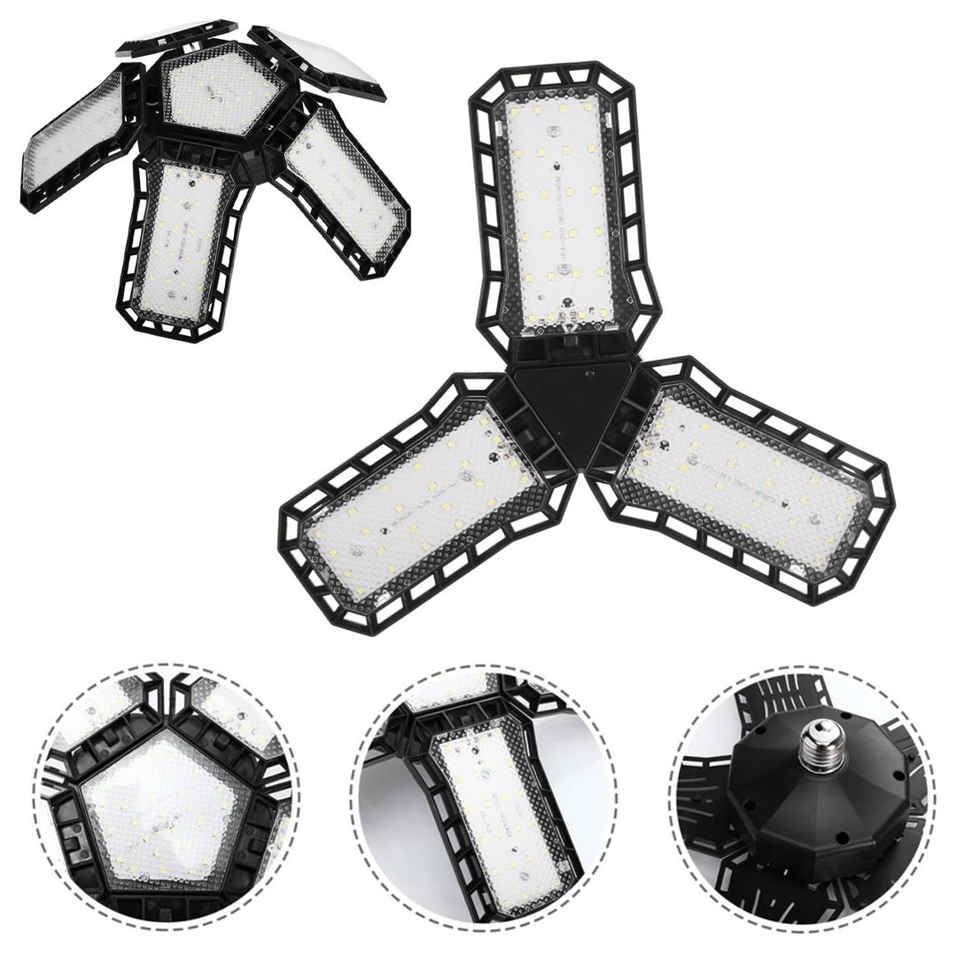 LEDX AYARLANABİLİR AÇILI 3 KANATLI 72 SMD LEDLİ GALAXY PROJEKTÖR IŞIĞI 40W 4400 LUMEN E27 32CM ÇAP