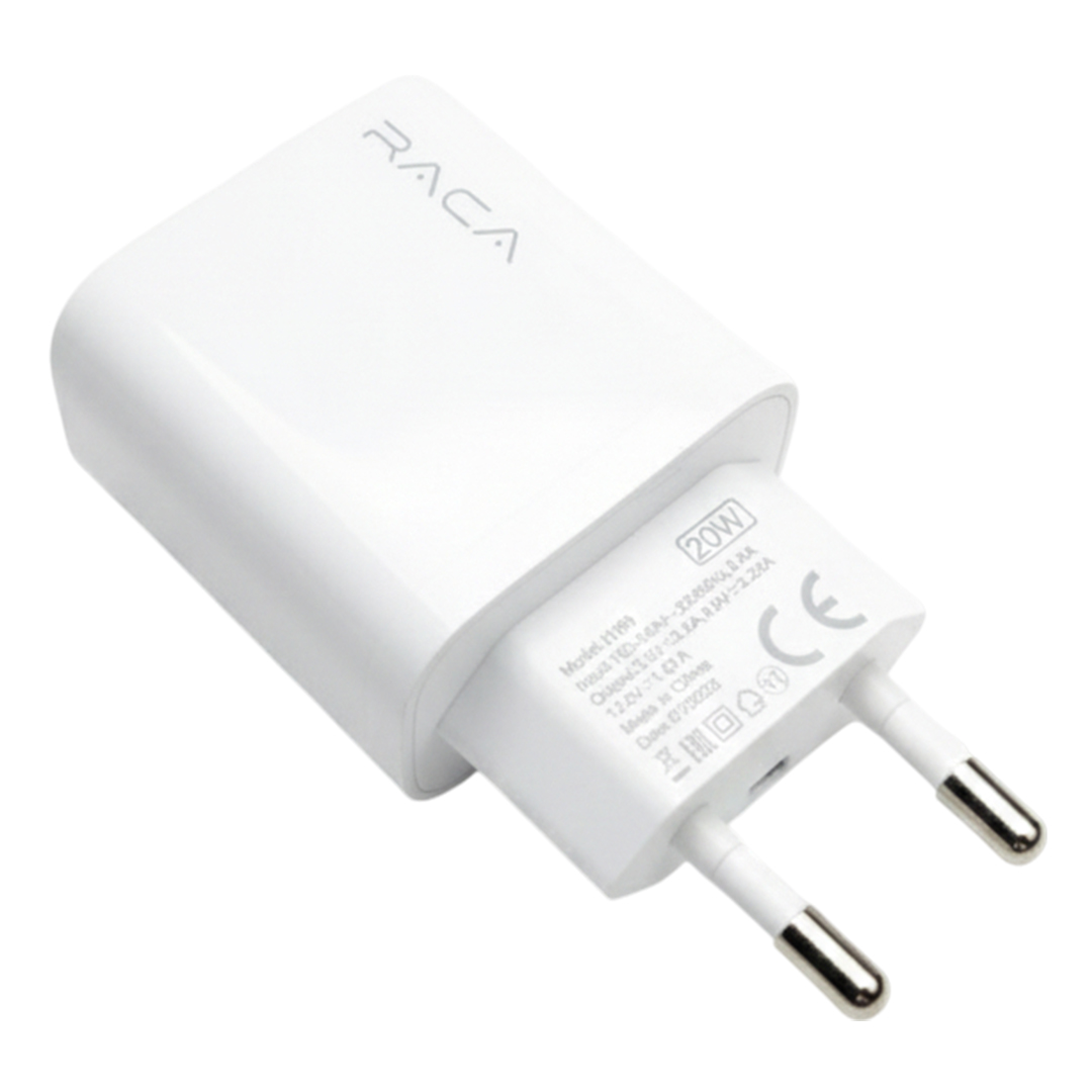 RACA U199 PD20 WATT TYPE-C HIZLI ŞARJ ADAPTÖRÜ CİHAZI - BEYAZ