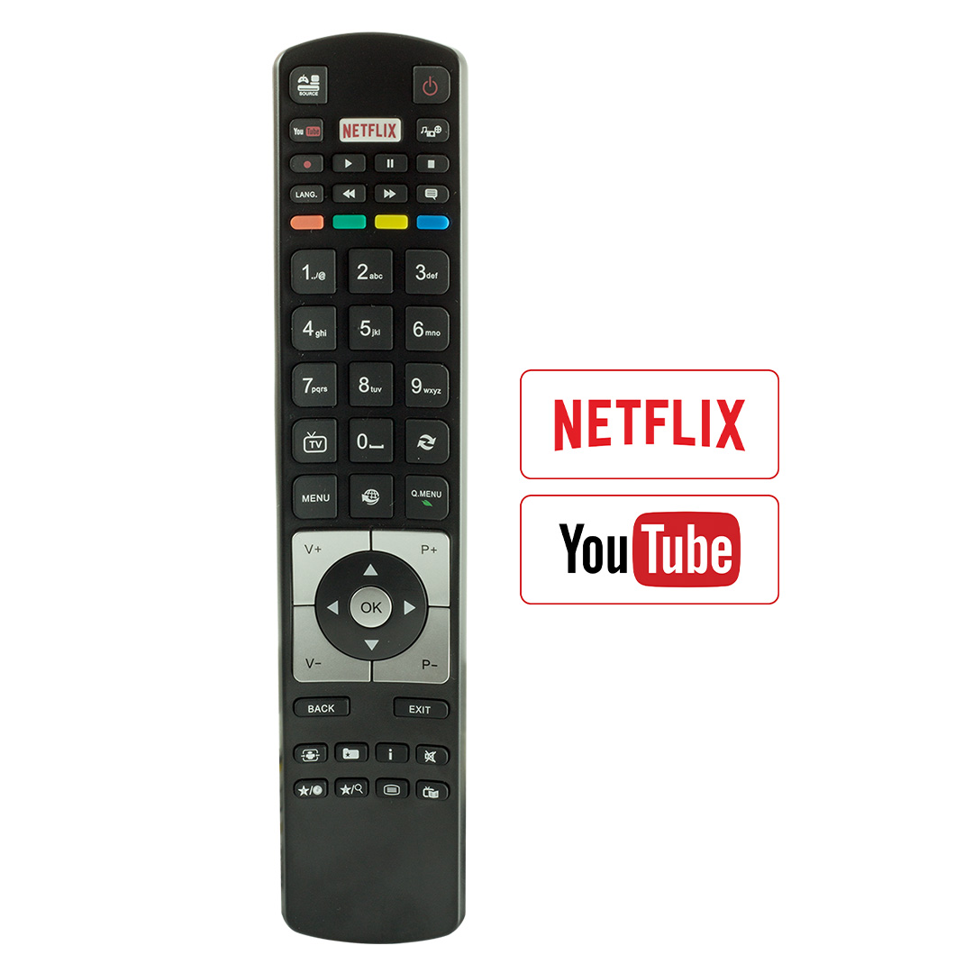 KL HUAYU RM-L1526 VESTEL 55R6520F - SHARP RC5112 NETFLIX TUŞLU LCD-LED TV KUMANDA