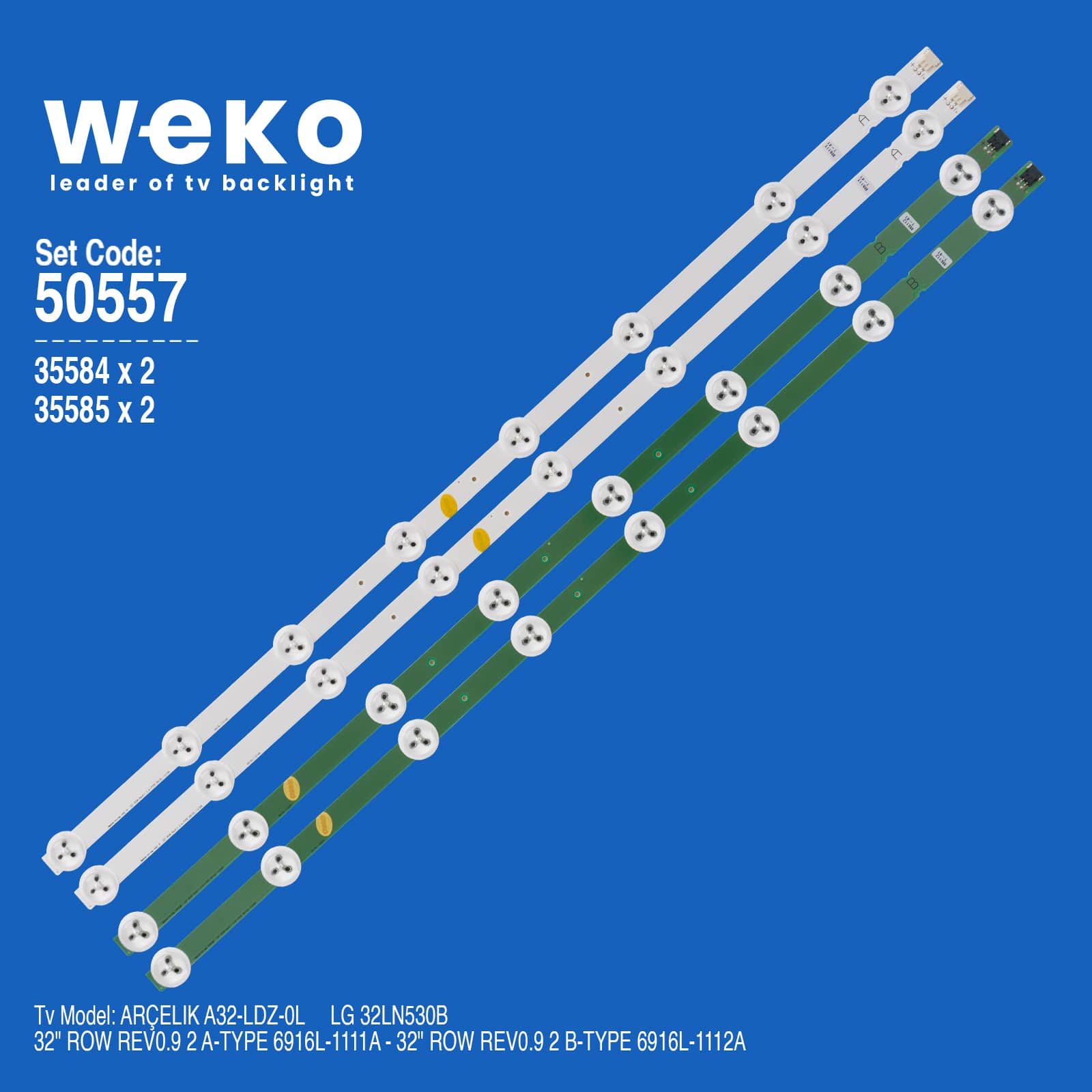 WKSET-5557 35584X2 35585X2 32" ROW REV0.9 2 4 ADET LED BAR