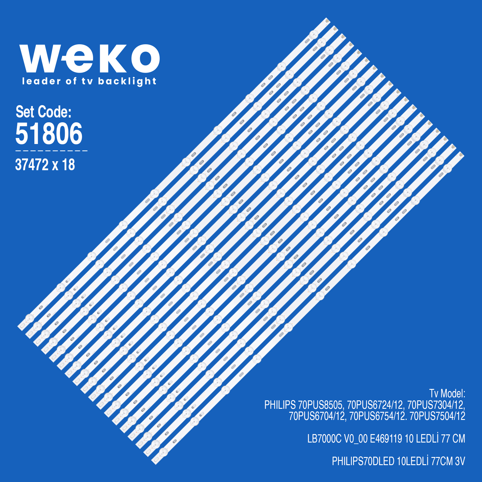 WKSET-6806 37472X18 LB7000C V0_00 E469119 18 ADET LED BAR