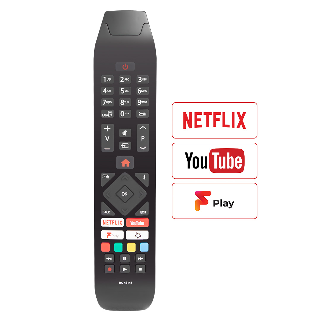 WEKO KL VESTEL RC43141 H0297C NETFLIX-YOUTUBE TUŞLU LCD LED TV KUMANDA
