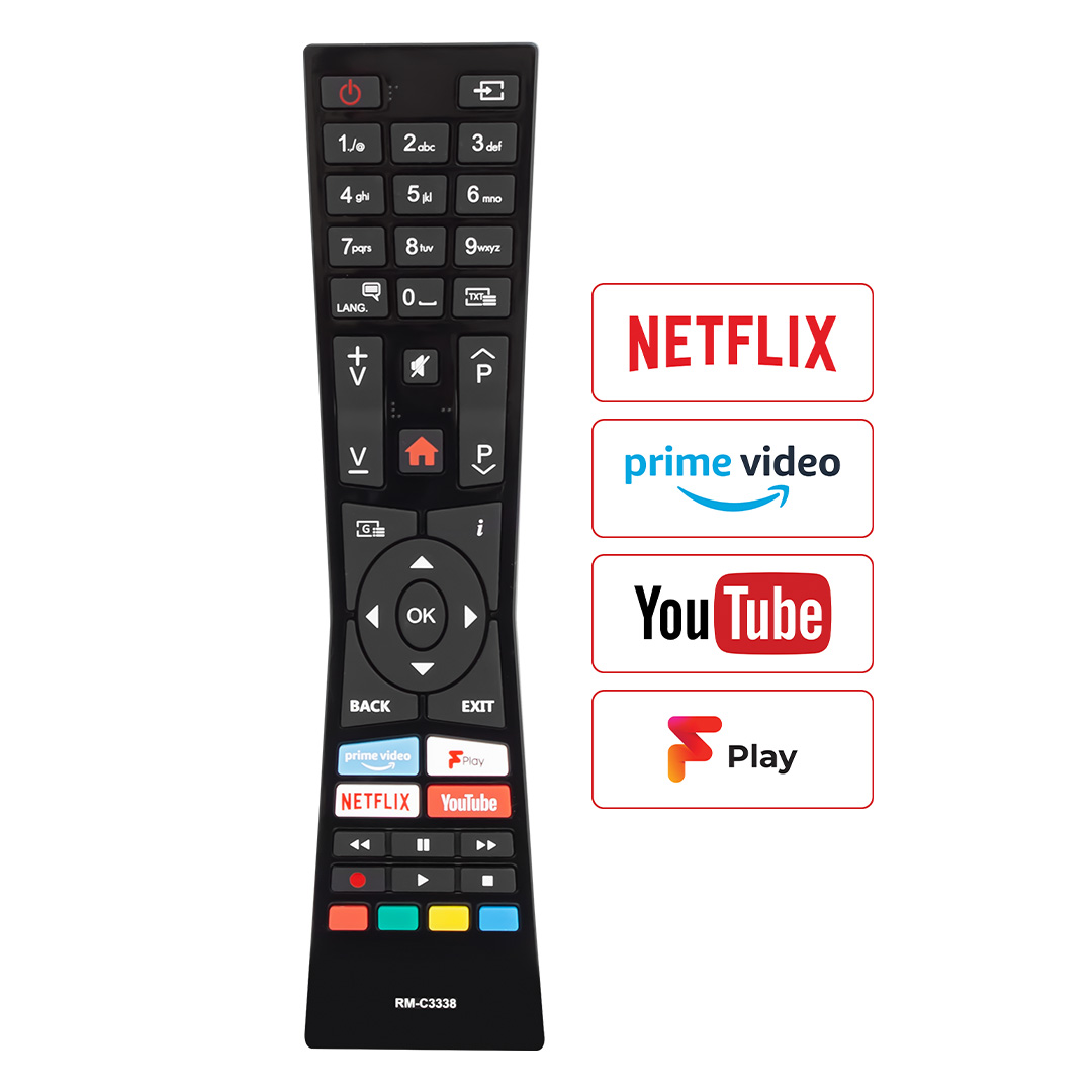 WEKO KL VESTEL RM-C3338 H0360A NETFLIX-YOUTUBE-PRIME VIDEO TUŞLU LCD LED TV KUMANDA