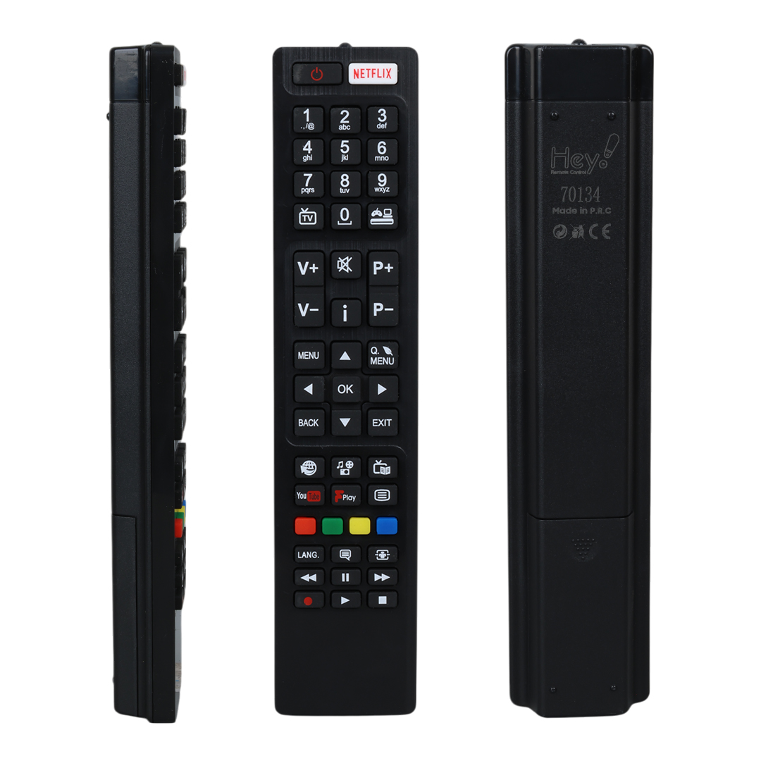 HEY KL KÜÇÜK KALIP VESTEL RC4848F RC5 30094759 NETFLIX-YOUTUBE-PLAY TUŞLU LCD LED TV KUMANDA (70134=17481)
