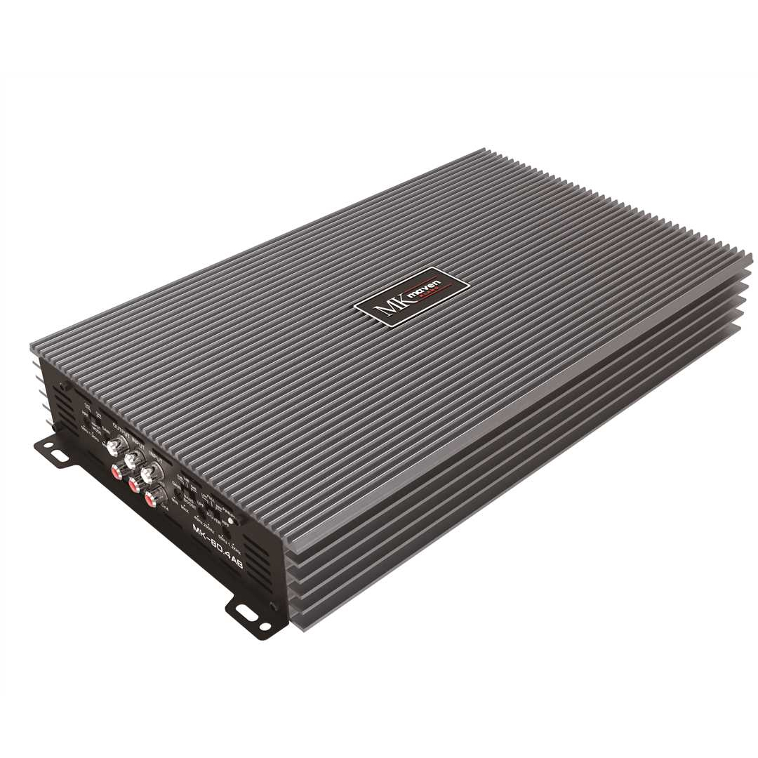 MK MAVEN KLANG MK-80.4AB STEREO 4 KANAL MAX 4000W BRİDGE DESTEKLİ CLASS AB OTO AMFİSİ (AMPLİFİKATÖR)