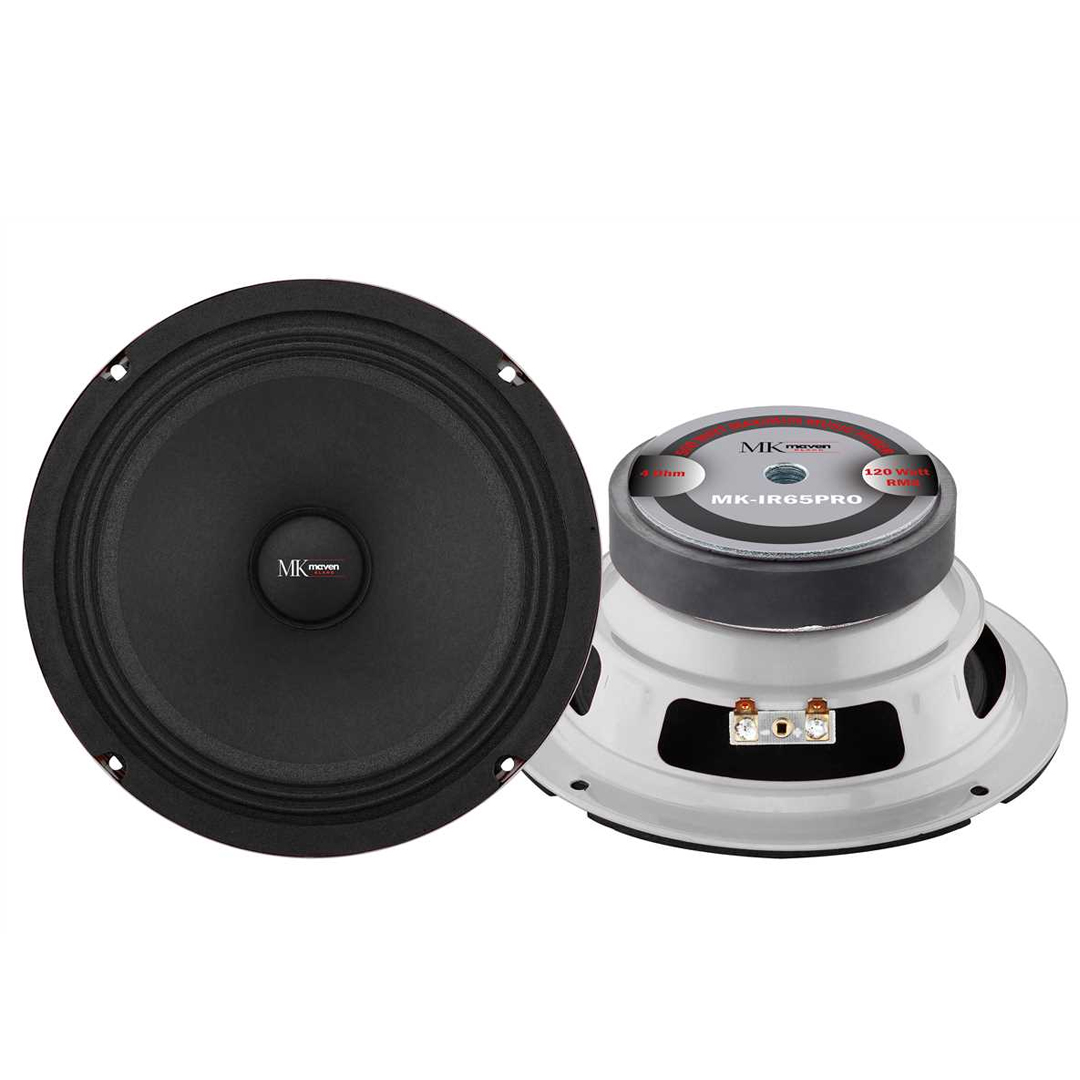 MK MAVEN KLANG MK-IR65PRO IRON SERİSİ 6.5" 16CM 360 WATT MİDRANGE HOPARLÖR TAKIMI