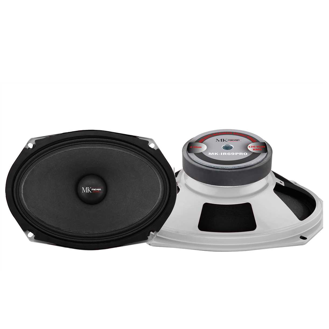 MK MAVEN KLANG MK-IR69PRO 6X9" 400 WATT OVAL KAPAKLI MİDRANGE HOPARLÖR TAKIMI