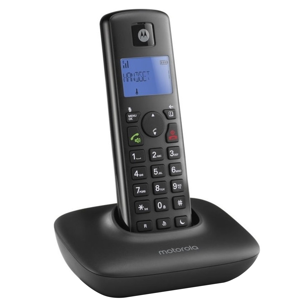 MOTOROLA T401+ DECT SİYAH TELSİZ SABİT HAT HANDSFREE KABLOSUZ TELSİZ TELEFON