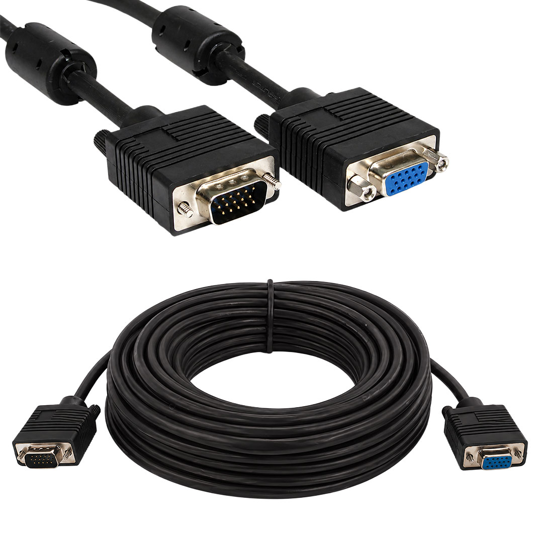 NARİTA HD15P ERKEK/DİŞİ 15 PİN 30 METRE VGA GÖRÜNTÜ UZATMA KABLOSU