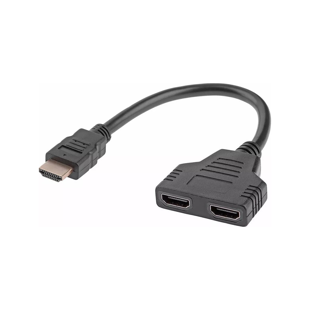 NARITA NRT-4029 HDMI ERKEK-HDMI DİŞİ X 2 ADAPTÖR 30 CM KABLO ÇOKLAYICI SPLITTER