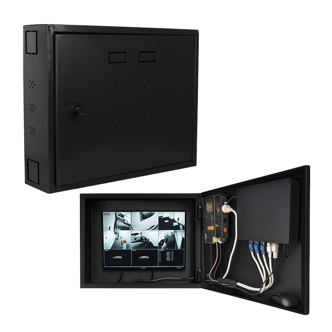 NOVACOM 45X35X10 DİK TİP GRİ DVR KABİNİ - KABİNET - (+KİLİDİNİ VERELİM)