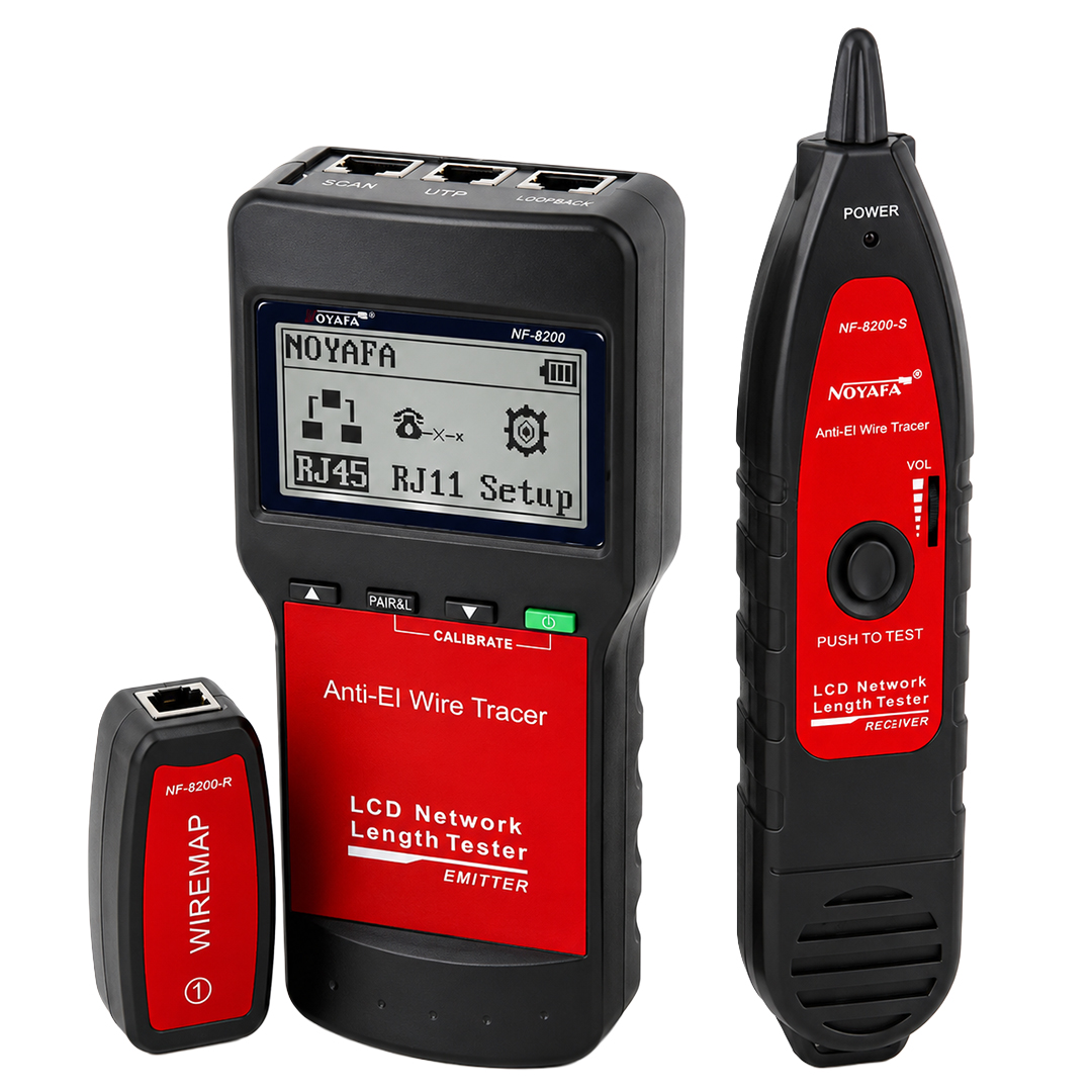 NOYAFA NF-8200 NETWORK TELEFON BNC KABLO BULUCU TEST CİHAZI