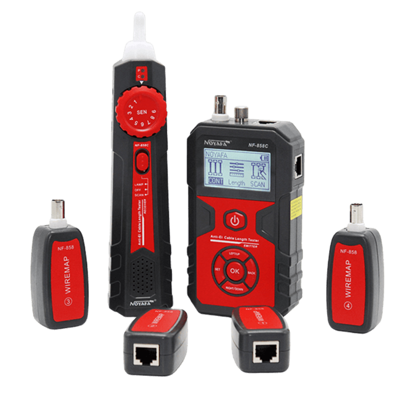 NOYAFA NF-858C PROFESYONEL DIGITAL AĞ KABLO BULUCU TEST CİHAZ