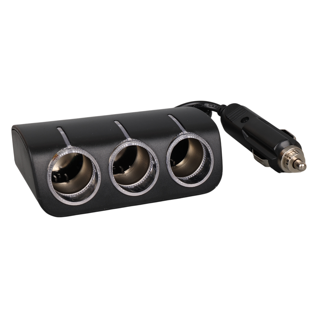 OLESSON 1521 12-24V 120W 80 CM KABLOLU 3'LÜ ARAÇ ÇAKMAK ÇOKLAYICI