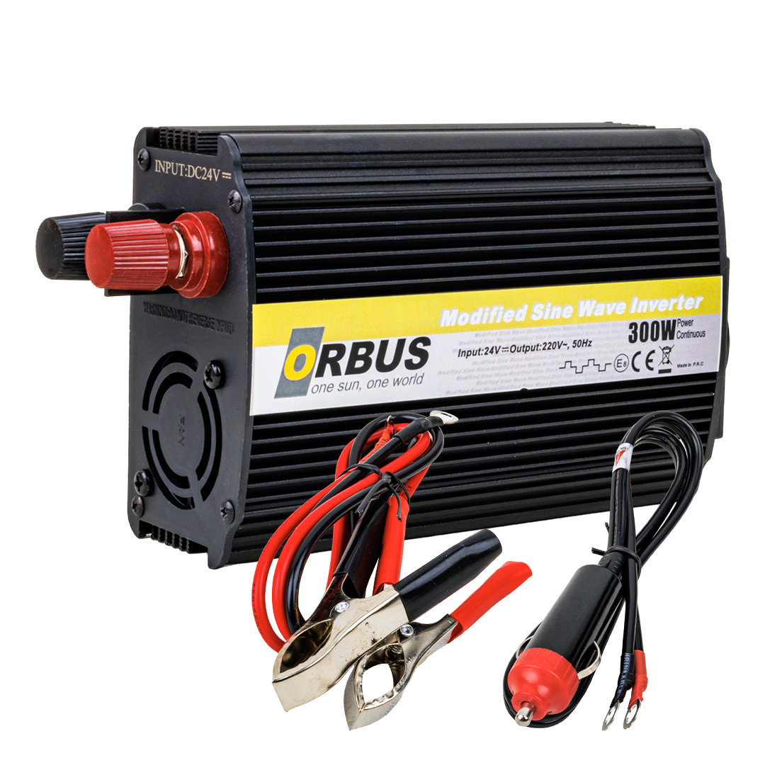 ORBUS MS24-300W 24 VOLT - 300 WATT MODIFIED SINUS INVERTER