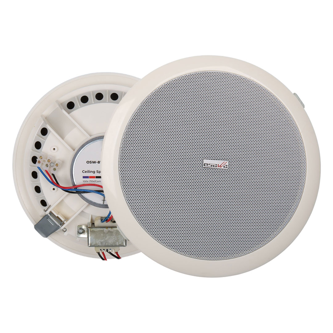 OSAWA OSW-818 20CM BEYAZ HAT TRAFOLU ALÇIPAN HOPARLÖR