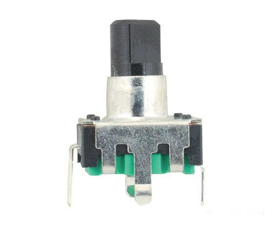 OTO POT YEŞİL BASMALI KISA ENCODER (PLASTİK KAFA YARIM AY)