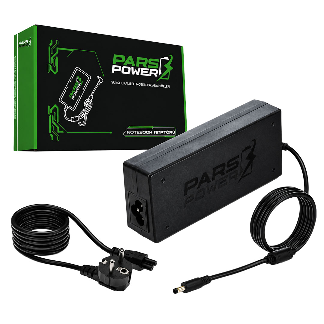PARSPOWER PRS-014 PLASTİK KASA 19.5V 6.7A 135W (4.5*3.0MM) DELL STANDART NOTEBOOK ADAPTÖR