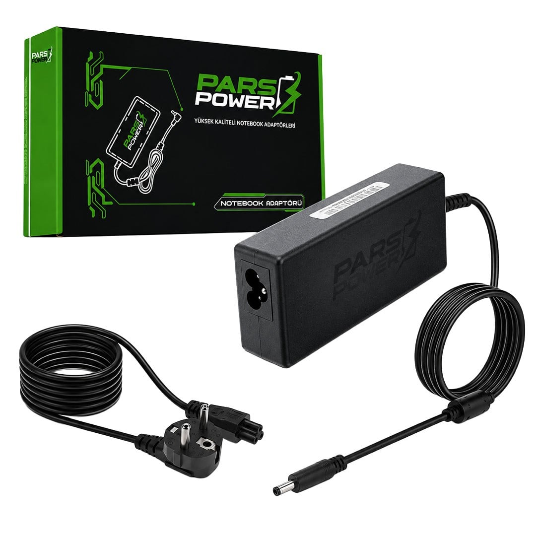 PARSPOWER PRS-031 PLASTİK KASA 15V 5A 75W (6.3*3.0MM) STANDART NOTEBOOK ADAPTÖR