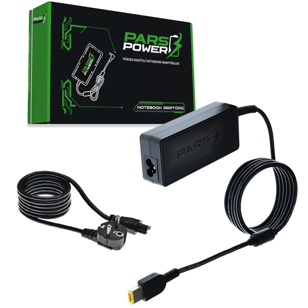 PARSPOWER PRS-044 PLASTİK KASA 20V 4.5A 90W USB TİP UÇLU LENOVO NOTEBOOK ADAPTÖR